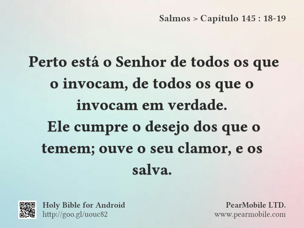 Salmos, Capítulo 145:18-19